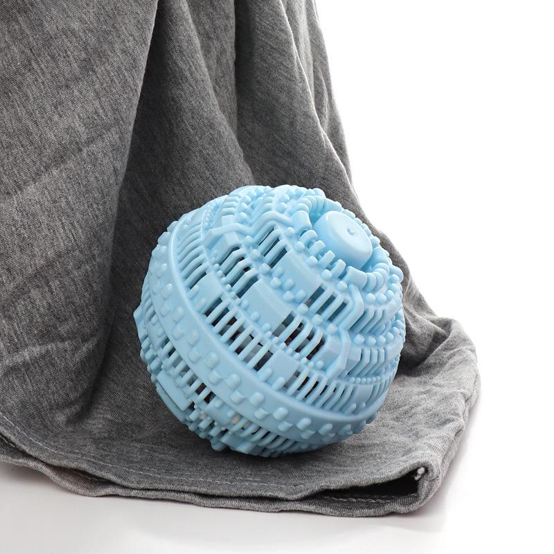 Large Laundry Ball: Scented, Anti-Tangle, Stain-Removal, Gentle On Clothes, Elastic, with Ceramic Particles