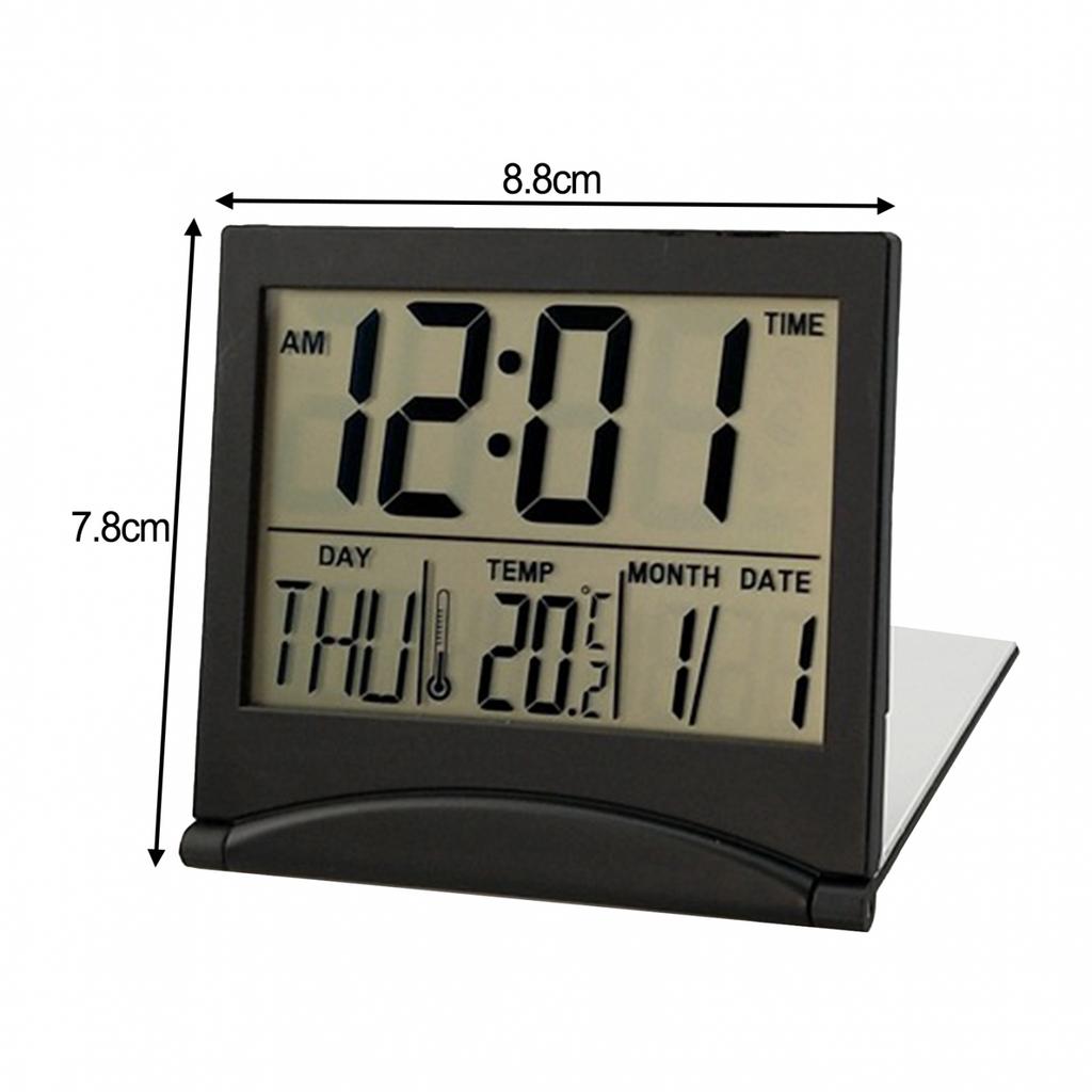 90 X 80 X 1mm Alarm Clock Cooking Day Digital Travel Clock For Studying