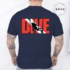 New Fashion T Shirt for Men Casual Short Sleeve Hip Hop Streetwear SCUBA Dive Print Tee Shirt Pullover Mens Women T-shirt Tops