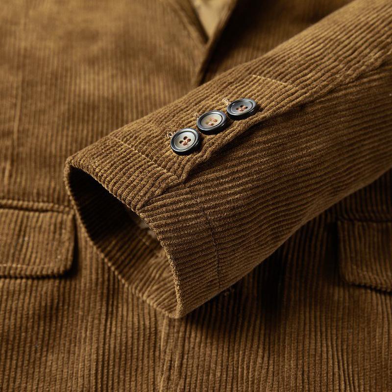 Spring Autumn Men's Jacket Jacket Men Loose Small Casual Corduroy Suit Men