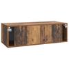 Wall Mounted TV Cabinet Reclaimed Wood Look 98 x 41 x 30 cm Particleboard