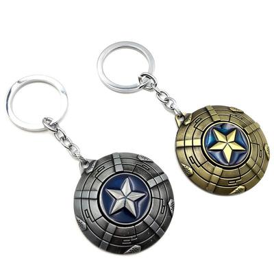 Captain America New Avengers 360° Rotatable Alloy Keychain
