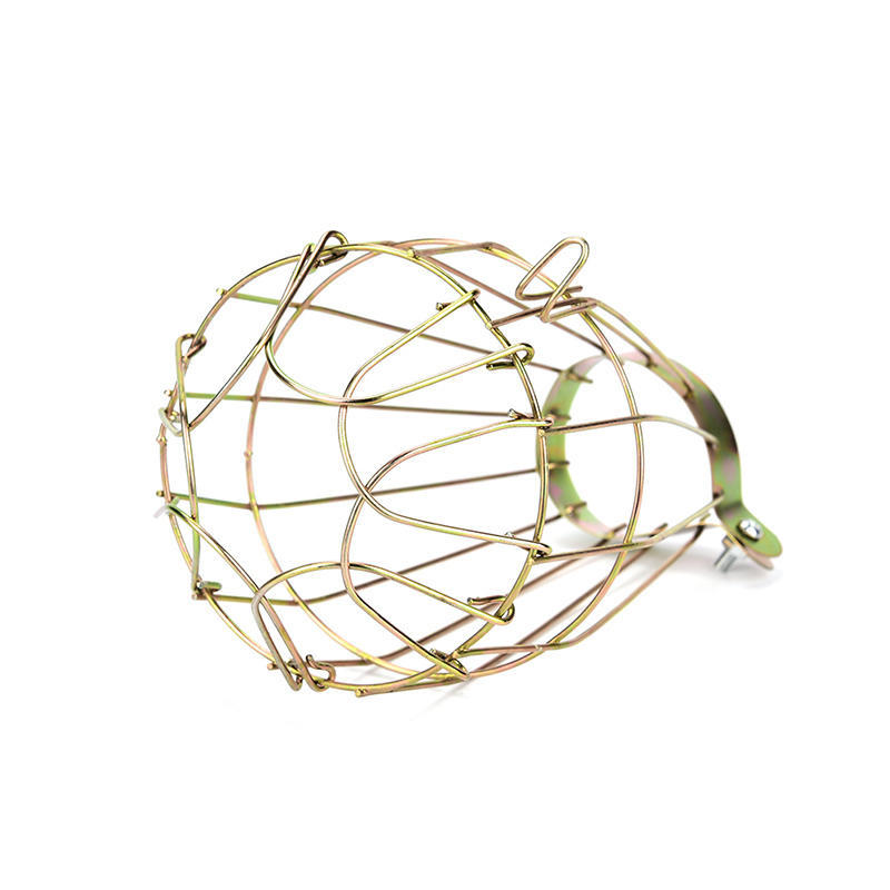 1Pc Iron Wire Bulb Guards Clamp Metal Lamp Cage Retro Trouble Light Parts