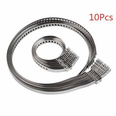 Kit de 10 abrazaderas universales para juntas homocinéticas de eje de transmisión, de acero inoxidable, ajustables (32-41 mm, 70-127 mm)