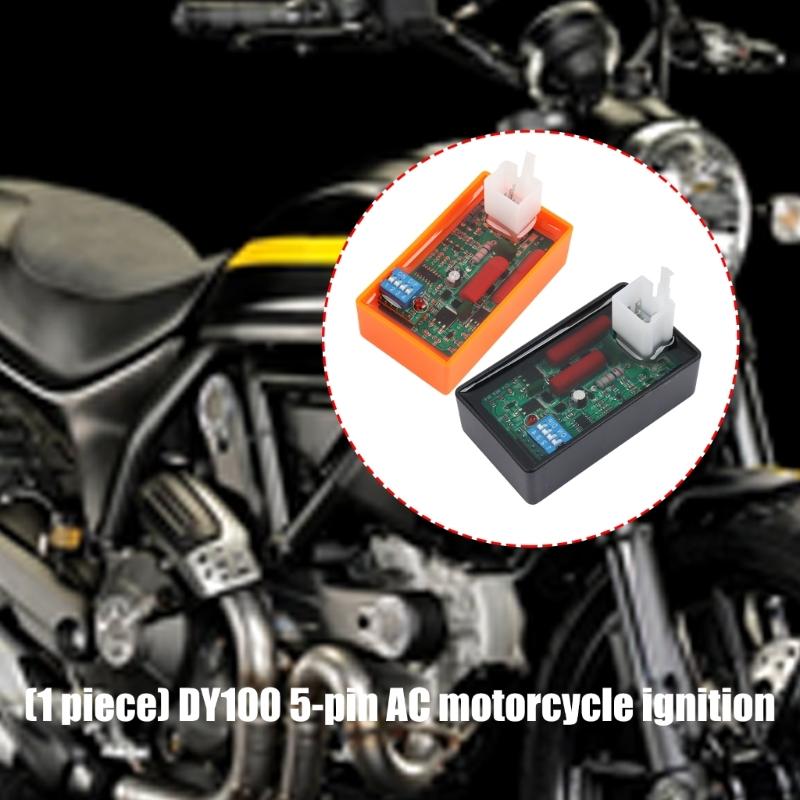 DIP Switches Adjustable Motorcycle Ignitions Coil AC CDI Igniters with Weatherproof ABS Housing for DY100 & 100 150cc Bikes