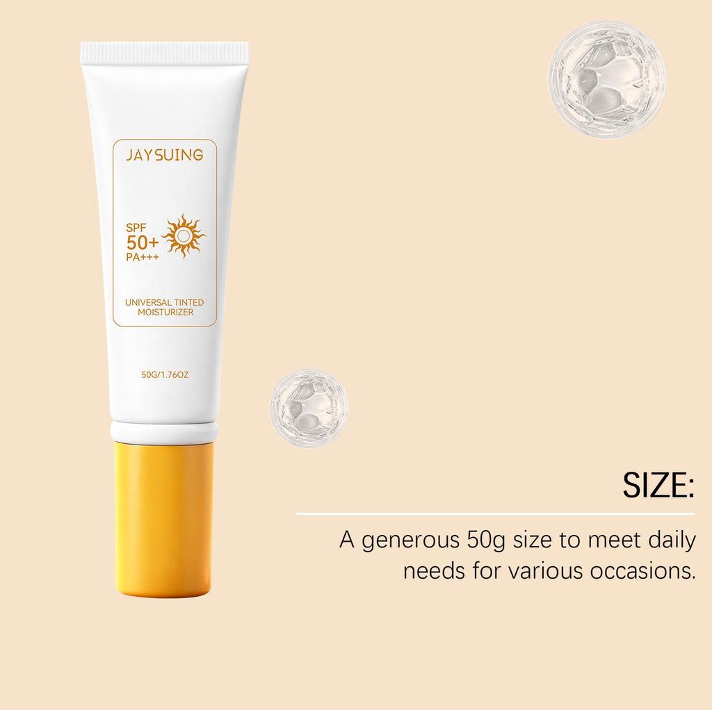 JAYSUING Natural Fit Tinted Foundation - Lightweight, Long-Lasting, Even Coverage