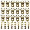 100Pcs Shoelace Hooks Boot Hooks with Rivets for Climbing Boots Hiking Shoes Leather Boots Outdoor Mountaineering Boots