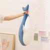 Whale Encounter Cartoon Plush Pillow With Soft Faux Fur For Home Decor