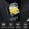 4Pcs Soundproofing Car Door Lock Protectors Seal Sound Damper Door Lock Buffer  for Quieter Closing