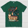 Dragons and Books - Kind and Weird Unisex 100% Cotton Summer Casual Cool Loose T-Shirt