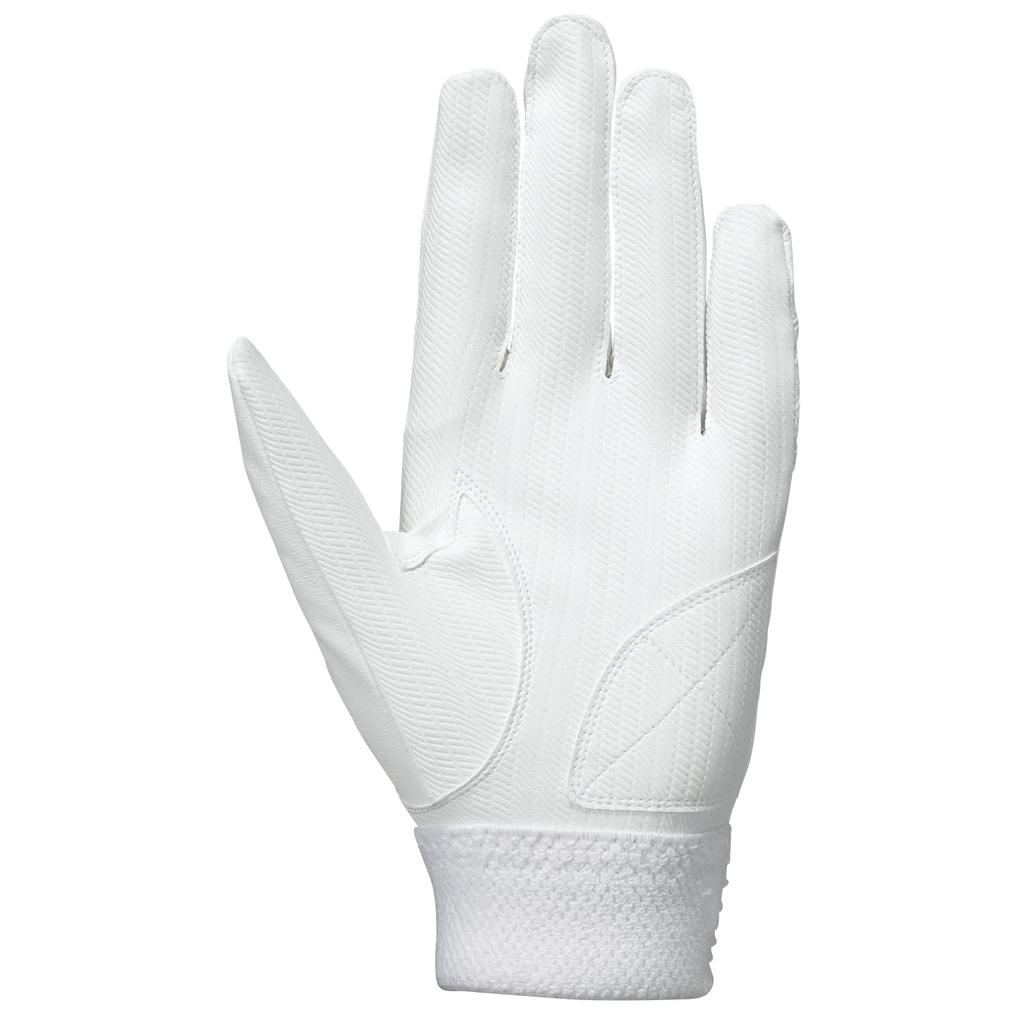 SSK Baseball Batting High School Baseball Medium Gloves, Compatible, Hands, EBG3003W, White,