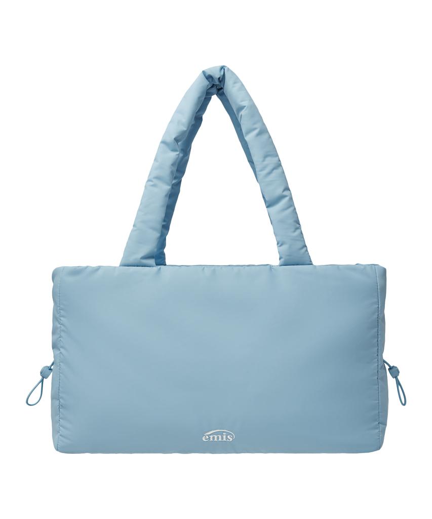Emis Puffer String Tote Bag-Sky Blue