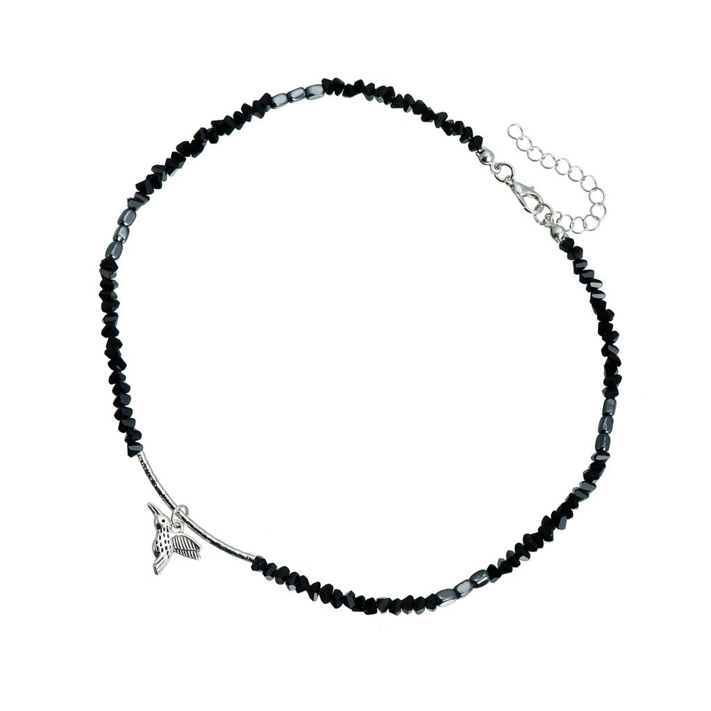 Trendige Minimalistische Vogelanhänger Halskette Verstellbare Kette Leichte Schlüsselbein Kette für Damen Modeschmuck Geschenk