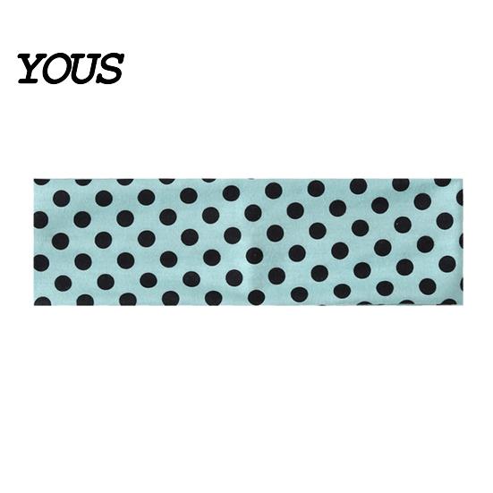 Sweat Absorbing Yoga Headband Retro Polka Dot Headbands for Women, Elastic Soft Hair Bands, Breathable Fitness Cute Stretchy Warp Accessories Workout