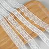 5 Meters Lace Ribbon 25mm White Fabric for Gift Wrapping Christmas Wedding Decor DIY Crafts Elastic Free Lace Sewing Accessories