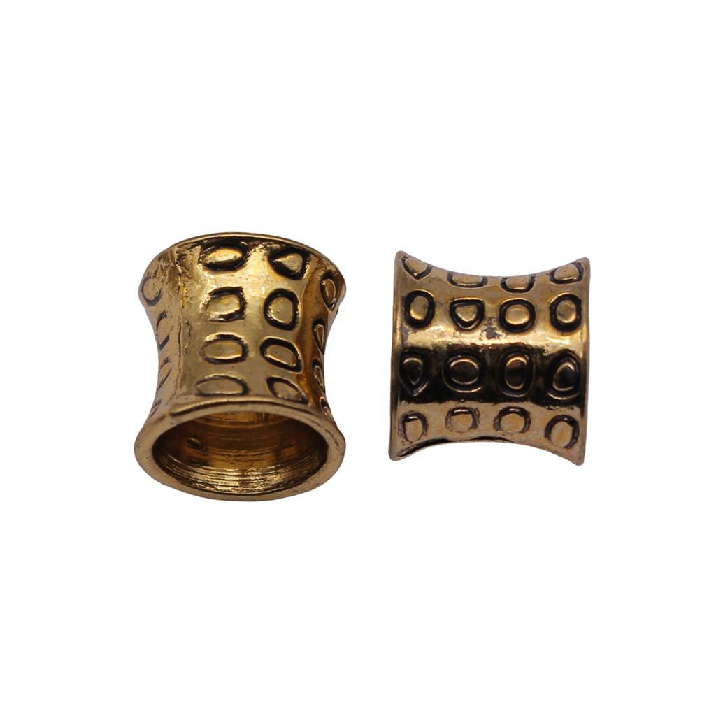 Tribal Pattern Tube Beads Charms Braided Spacer Beading For Jewelry Materials