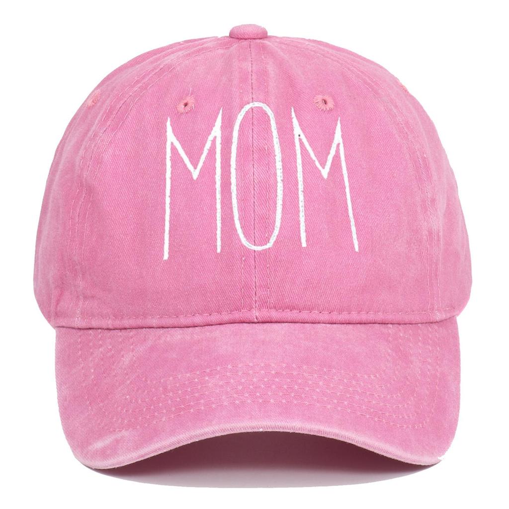 Vintage Embroidered Cotton Baseball Cap - Distressed Style for Couples