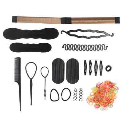 20 STÜCKE Haarflechtwerkzeug Tragbar Leicht DIY Haarschmuck für Friseure Damen Mädchen