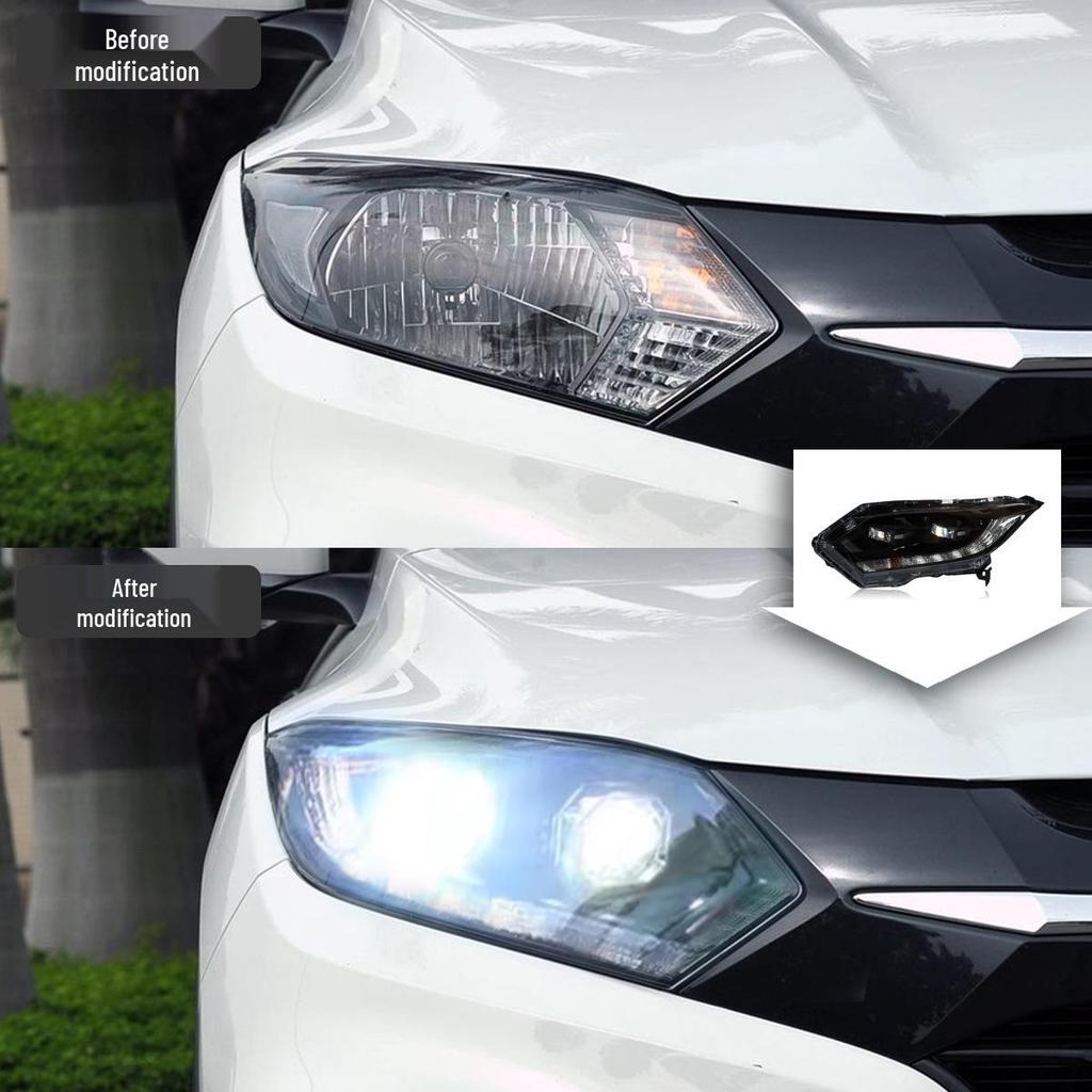 2015-2018 Honda Vezel HRV LED Projector Headlights with DRL & Sequential Turn Signals