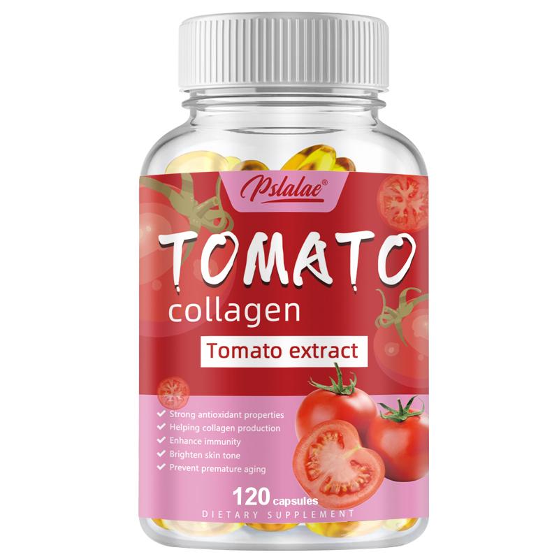 Pslalae Tomato Collagen Supplement, containing tomato extract and lycopene, nutritional supplement, suitable for both men and women. 120*1