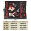 Marilyn Manson Musiktour Druckdecke für Männer Frauen Gemütlich Weich Überwurfdecken für Sofa 50x60 Zoll Mehrere Größen
