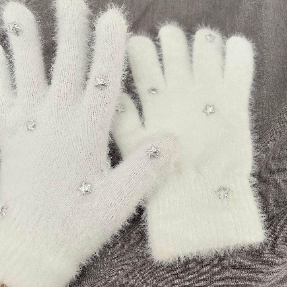 Cold-proof Knitted Gloves Thickened Non-slip Gloves Fashion Touch Screen Gloves Winter