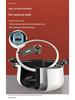 Large Capacity Non-Stick Enamel Pressure Cooker for Gas & Induction Stoves