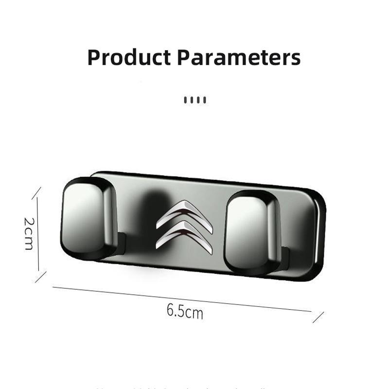 Car Metal Hooks Organizer Mini Storage Hook For Citroen C4 C3 C2 C1 C5 Xsara Grand Jumper Saxo Jumpy C8 Celysee C6 C ami256