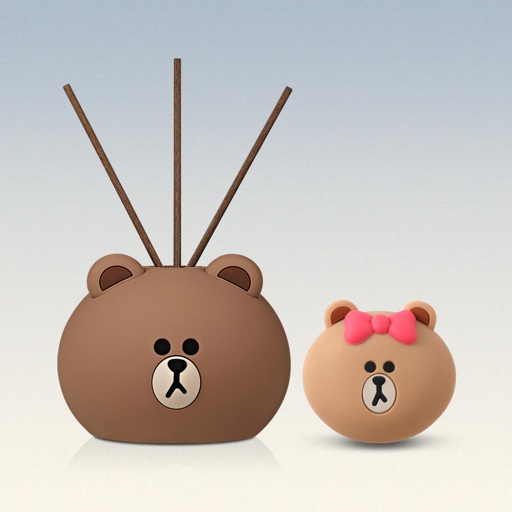 Cocodor Line Friends Air Freshener (Diffuser/Car Use) Choose 1 of 8
