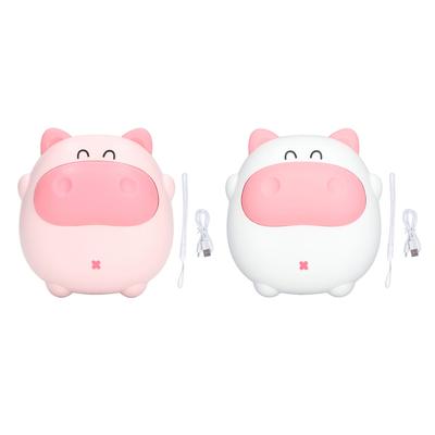 Hand Warmer Cartoon  Shape 2 Levels Temperature Adjustment USB Charging Mini Hand Warmer with Nig