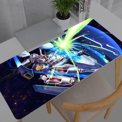 Tapis de Souris Mobile Suit Gundam Anime Gaming Accessoires Durables Grand Tapis Gamer PC Ordinateur Clavier Bureau Tapis de Souris