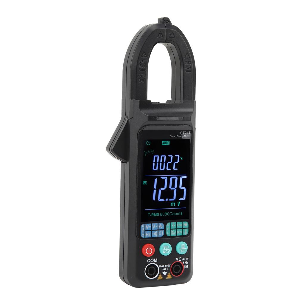 Color Large Screen Clamp Meter Automatic Intelligent Multimeter Multifunction AC DC Voltage Resistance Capacitance