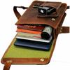 Messenger Real Satchel Genuine Laptop Briefcase Bag Vintage Goat Leather