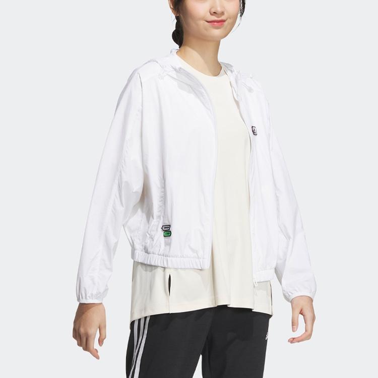 Adidas X SEEBIN SS23 Jackets Women's White Hooded Moderate Other HY2852