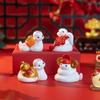 6pcs Lucky New Year Snake Figurine Chinese Style Mini Snake Ornament  Home Decor