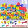 Large Particle Soft Rubber Building Block Toy Puzzle Assembly Diy Brain Teasers For Children, Boys, Girls, And Babies