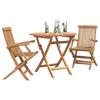 VidaXL Ensemble Bistro de Jardin Pliable 3 Pièces en Bois Massif d'Acacia 3385965