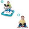 DISNEY BABY - MICKEY - Convertible and Foldable 2-in-1 Baby Walker Integrated Removable Activity Toy, Baby Gift