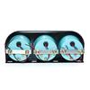 3 in 1 car gauge 52mm Electrial Triple Kit Voltmeter+oil Temp Gauge+Oil Pressure Gauge With Oil temperature/ pressure sensor