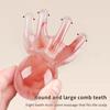 Resin Octopus Comb Cute Head Massager Hair Care Meridian Scraping Scalp Massage Acupuncture SPA Gua Sha Health Massage Tool