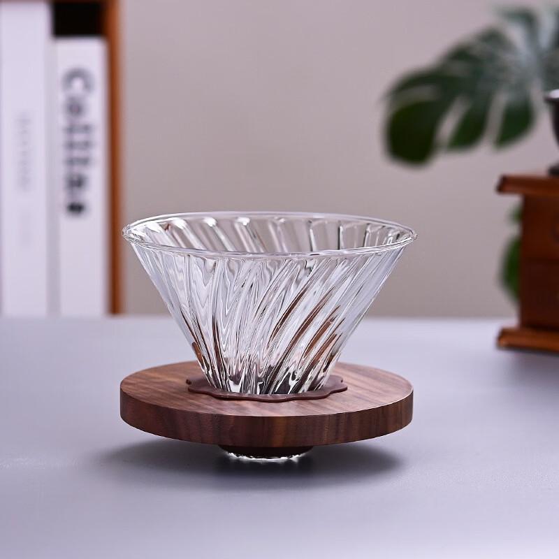 TLXT Glass Pour-Over Coffee Dripper Set