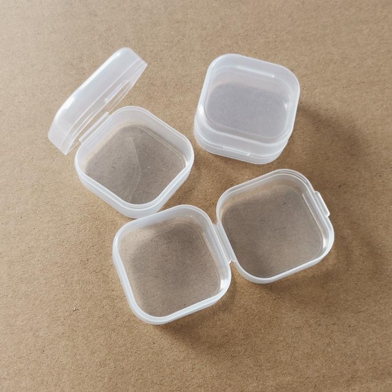 Plastic Document Organizer Organized Clear Square Shape Storage Box Organizing Box Transparent Desktop Document Storage Case