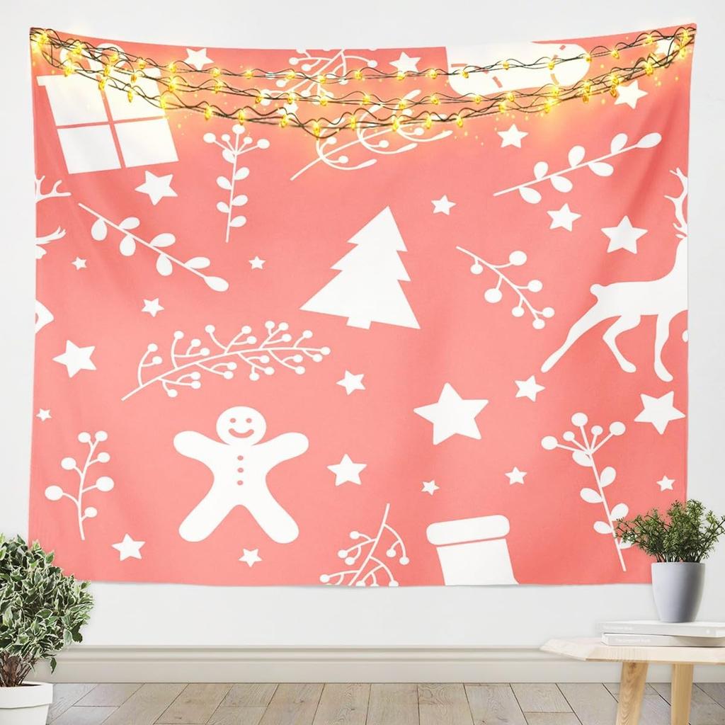 Christmas Tree Winter Morning Wall Hanging Tapestry Christmas Wall Hanging Tree Wall Hanging Gorgeous Christmas Tree Fireplace Gifts