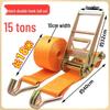 Heavy Duty Double Hook Ratchet Tie Down Strap