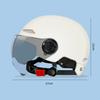 Casco Eléctrico Ajustable para Coche Decoración de Orejas de Gato Casco de Equitación Casco de Motocicleta Mujer