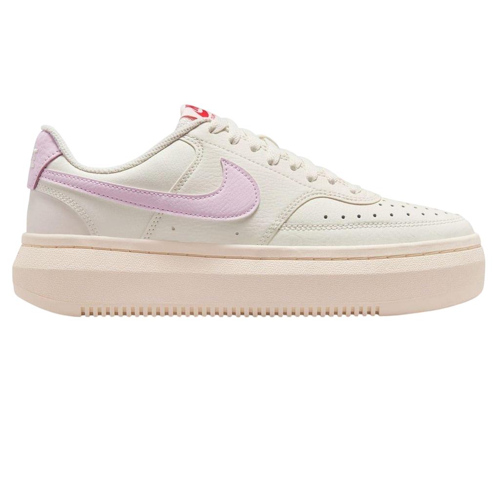 Nike Womens/Ladies Court Vision Swoosh Leather Platform Trainers