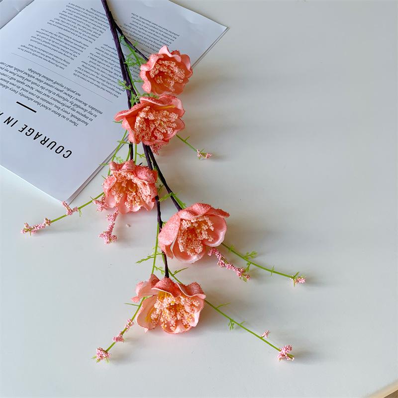 Искусственный цветок-бабочка, Имитация цветка, Пенопластовый цветок, Декор для стола в гостиной, Цветок для свадебного украшения розовый