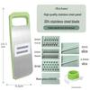 Multi-functional Vegetable Slicer and Grater