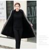 Women's Mid-length Plaid Cotton Coat - Velvet-lined, Thickened for Autumn/Winter