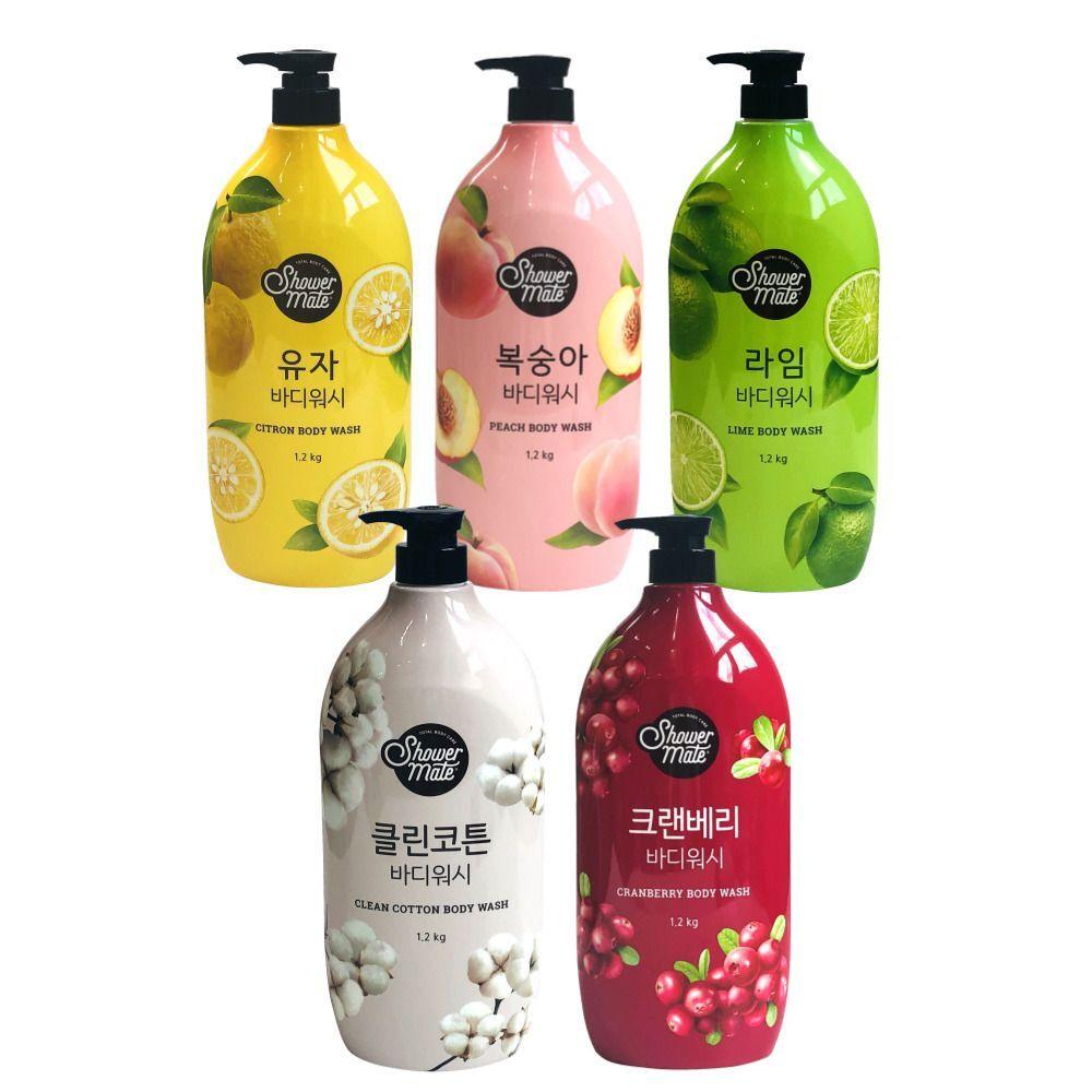 Shower Mate MGEFGREU Large Capacity Body Cleanser Body Wash 1.2kg (Choose 1) Clean Cotton